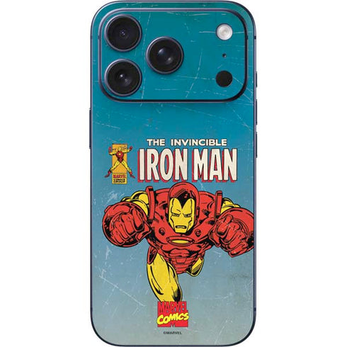 Marvel Classic Comics The Invincible Iron Man iPhone 17 Pro Max Skin