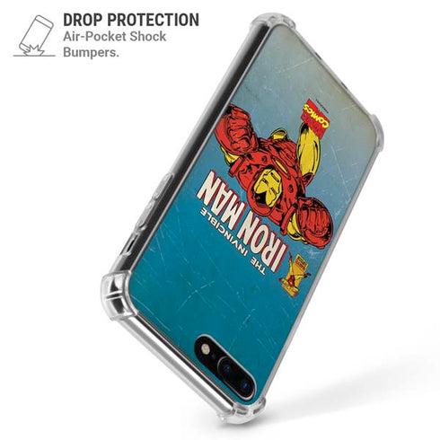 Marvel Classic Comics The Invincible Iron Man iPhone 7/8 Plus Clear Case