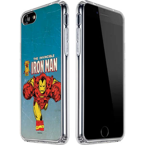 Marvel Classic Comics The Invincible Iron Man iPhone SE (2nd & 3rd Gen) Clear Case
