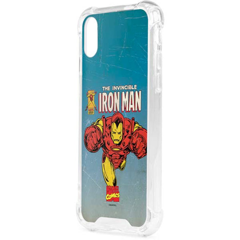 Marvel Classic Comics The Invincible Iron Man iPhone XS Clear Case