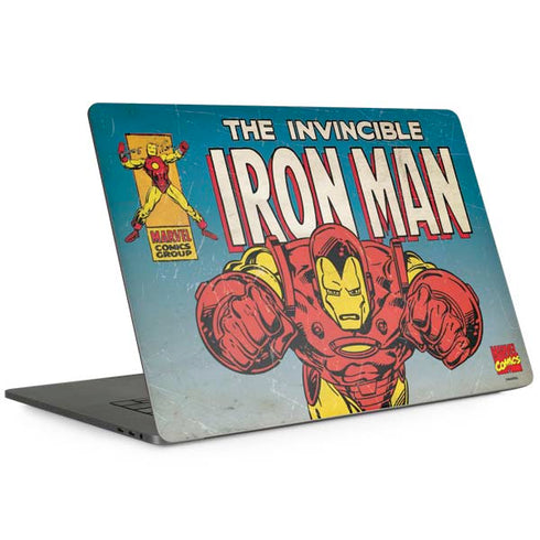 Marvel Classic Comics The Invincible Iron Man MacBook Skins