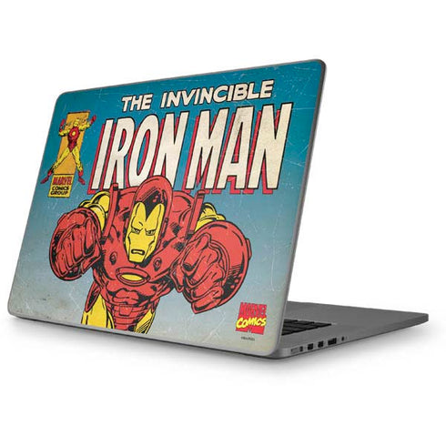 Marvel Classic Comics The Invincible Iron Man Apple MacBook Pro 17-inch Skin