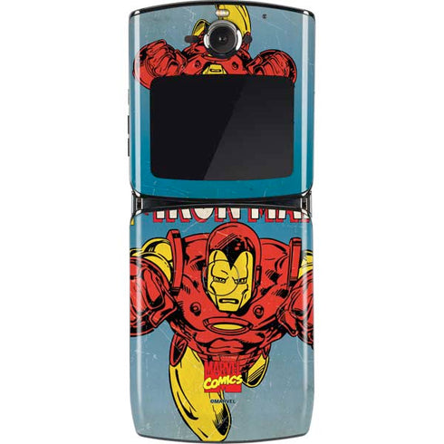 Marvel Classic Comics The Invincible Iron Man Motorola RAZR Skin