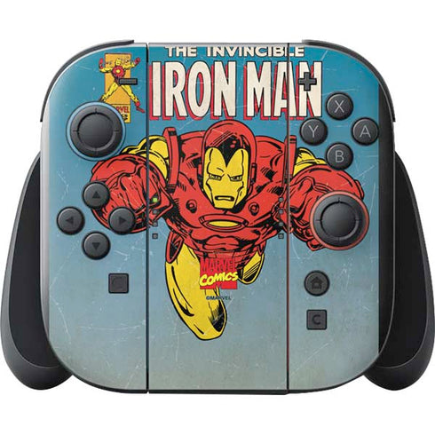 Marvel Classic Comics The Invincible Iron Man Nintendo Switch 2 (2025) with Joy-Con Skin