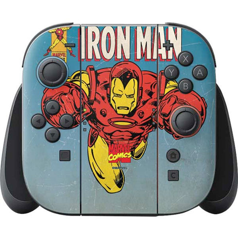 Marvel Classic Comics The Invincible Iron Man Nintendo Switch 2 (2025) Joy-Con Controller Skin