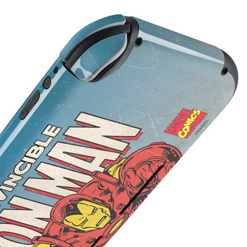 Marvel Classic Comics The Invincible Iron Man Nintendo Switch Lite Skin