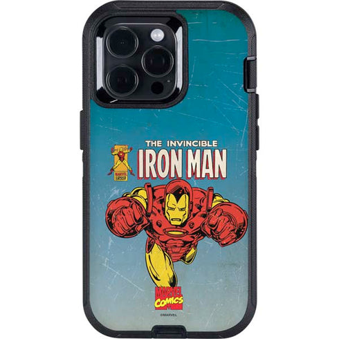 Marvel Classic Comics The Invincible Iron Man Otterbox Defender iPhone Skin