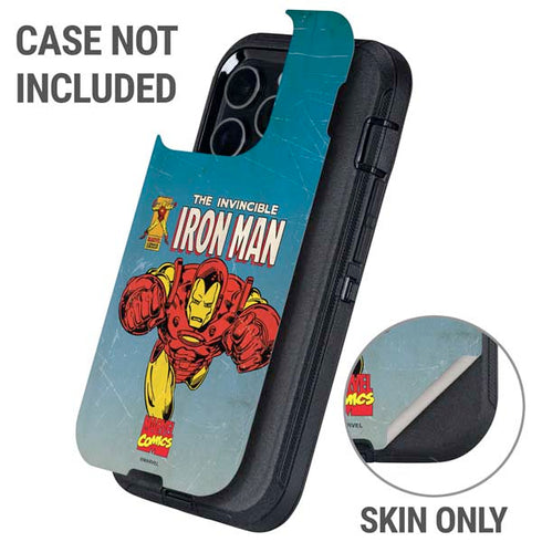Marvel Classic Comics The Invincible Iron Man Otterbox Defender iPhone Skin
