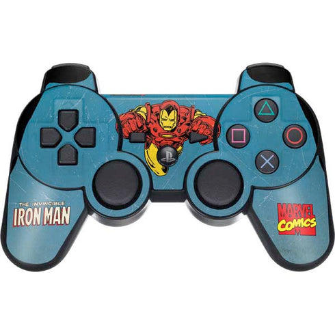 Marvel Classic Comics The Invincible Iron Man PS3 Dual Shock wireless controller Skin