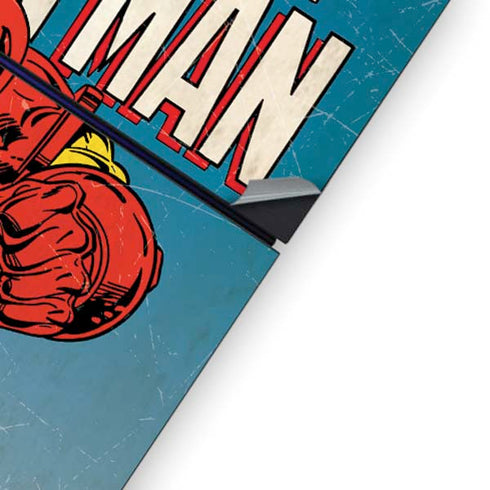 Marvel Classic Comics The Invincible Iron Man PS4 Console Skin