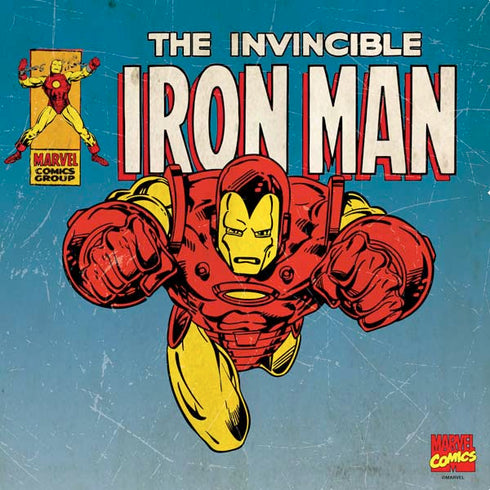 Marvel Classic Comics The Invincible Iron Man PS4 Console Skin