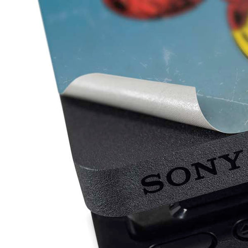 Marvel Classic Comics The Invincible Iron Man PS4 Pro Console Skin