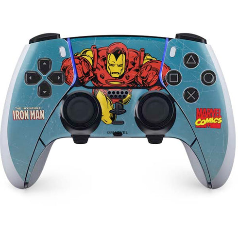 Marvel Classic Comics The Invincible Iron Man PlayStation PS5 Skins
