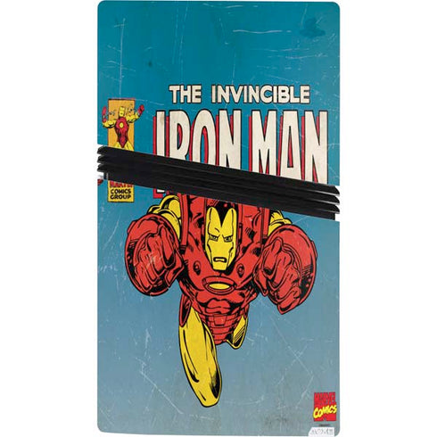 Marvel Classic Comics The Invincible Iron Man PS5 Pro Console Skin