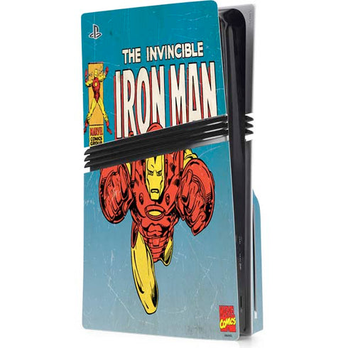 Marvel Classic Comics The Invincible Iron Man PlayStation PS5 Skins
