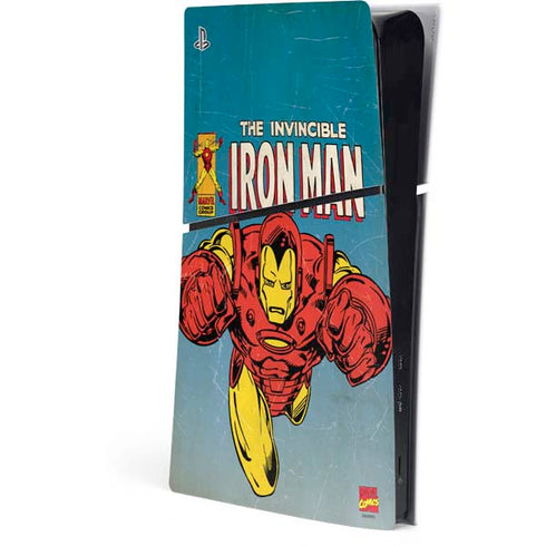 Marvel Classic Comics The Invincible Iron Man PlayStation PS5 Skins