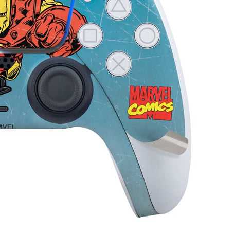 Marvel Classic Comics The Invincible Iron Man PS5 Slim Disk Bundle Skin