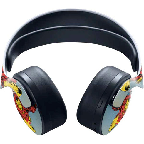 Marvel Classic Comics The Invincible Iron Man PULSE 3D Wireless Headset for PS5 Skin