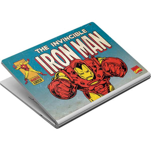 Marvel Classic Comics The Invincible Iron Man Surface Book Skin