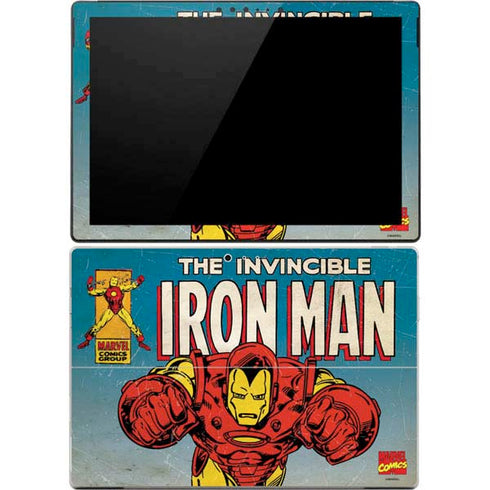 Marvel Classic Comics The Invincible Iron Man Surface Pro 4 Skin