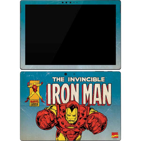 Marvel Classic Comics The Invincible Iron Man Surface Pro 7 Skin