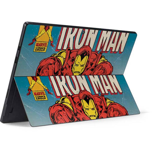 Marvel Classic Comics The Invincible Iron Man Surface Pro 7 Skin