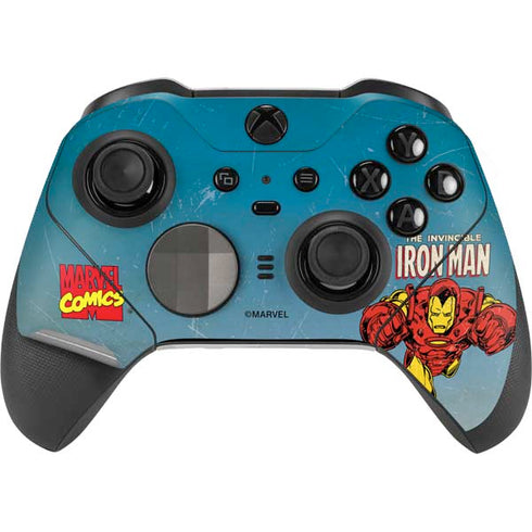 Marvel Classic Comics The Invincible Iron Man Xbox Elite Wireless Controller Series 2 Skin