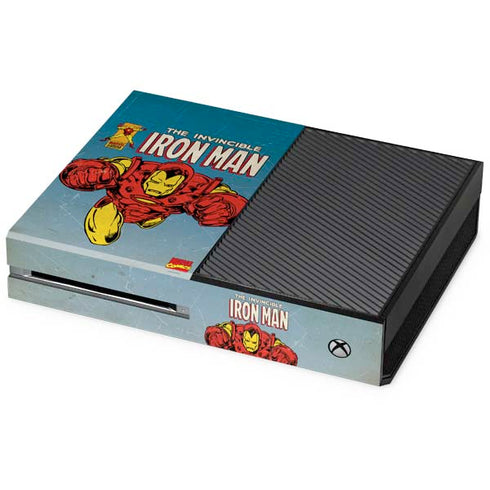 Marvel Classic Comics The Invincible Iron Man Xbox One Console Skin
