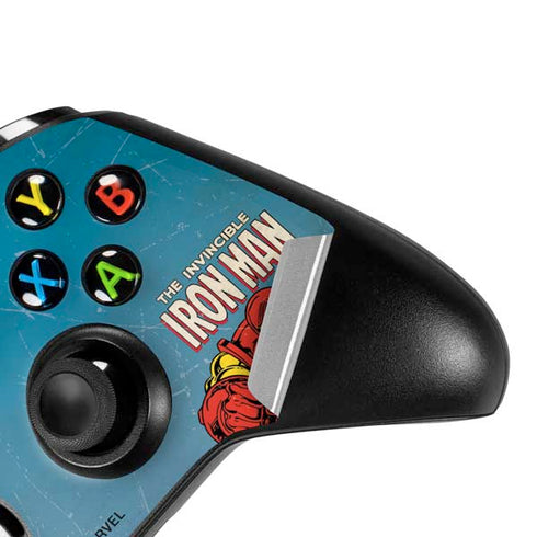 Marvel Classic Comics The Invincible Iron Man Xbox One S Controller Skin