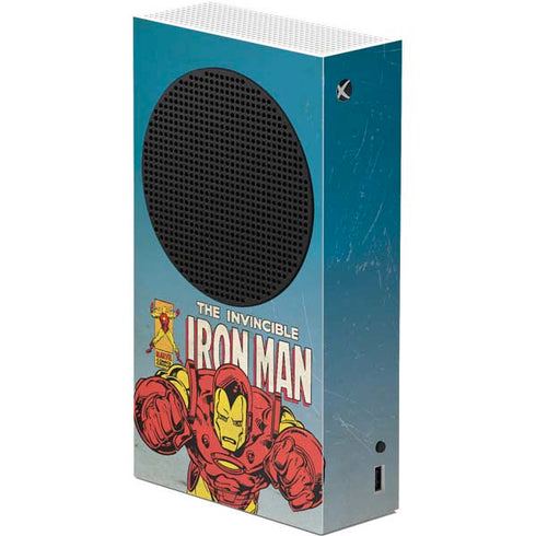 Marvel Classic Comics The Invincible Iron Man Xbox Series S Console Skin
