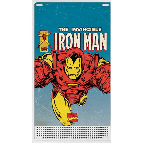 Marvel Classic Comics The Invincible Iron Man Xbox Series S Console Skin