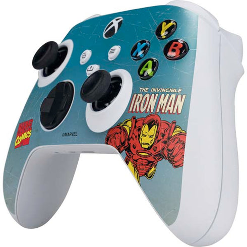 Marvel Classic Comics The Invincible Iron Man Xbox Series S Controller Skin