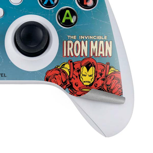 Marvel Classic Comics The Invincible Iron Man Xbox Series S Controller Skin