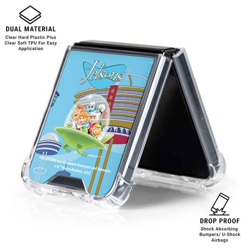 The Jetsons The Jetsons Galaxy Z Flip7 Clear Case