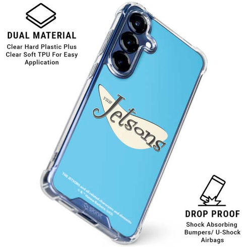 The Jetsons The Jetsons Logo Galaxy S25 FE Clear Case