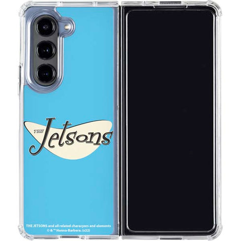 The Jetsons The Jetsons Logo Galaxy Z Fold5 5G Clear Case