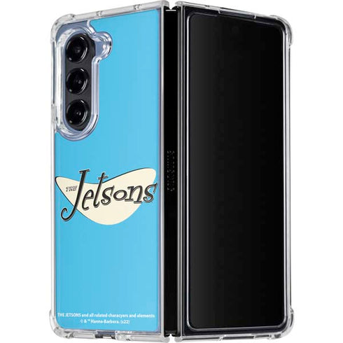 The Jetsons The Jetsons Logo Galaxy Z Fold5 5G Clear Case