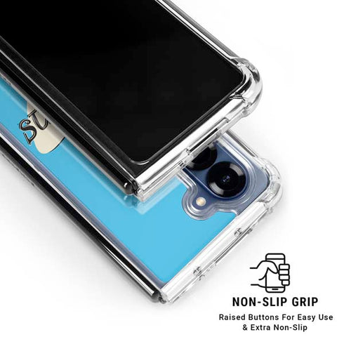 The Jetsons The Jetsons Logo Galaxy Z Fold7 Clear Case