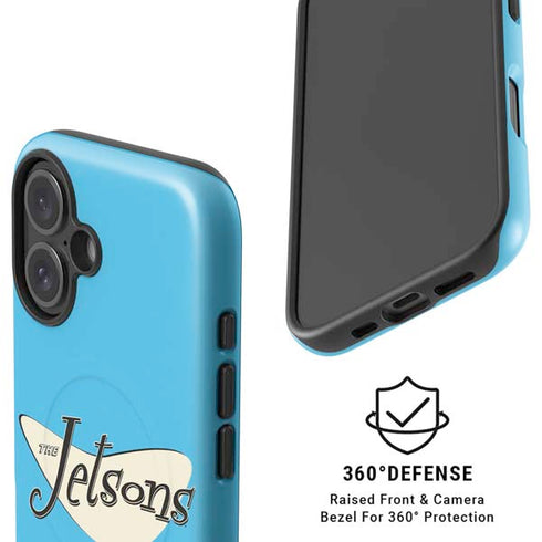 The Jetsons The Jetsons Logo iPhone 16 Magsafe Impact Case