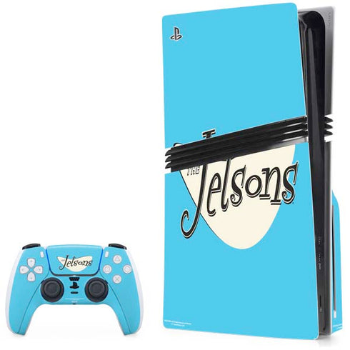 The Jetsons The Jetsons Logo PS5 Pro Disk Bundle Skin