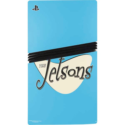The Jetsons The Jetsons Logo PS5 Pro Disk Console Skin