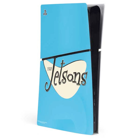 The Jetsons The Jetsons Logo PS5 Slim Digital Edition Console Skin