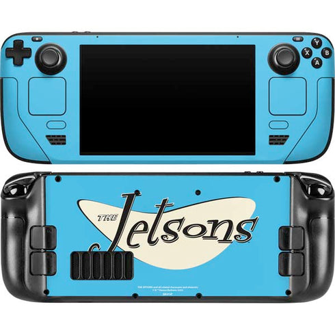 The Jetsons The Jetsons Logo Steam Deck Handheld Gaming Computer OLED Skin