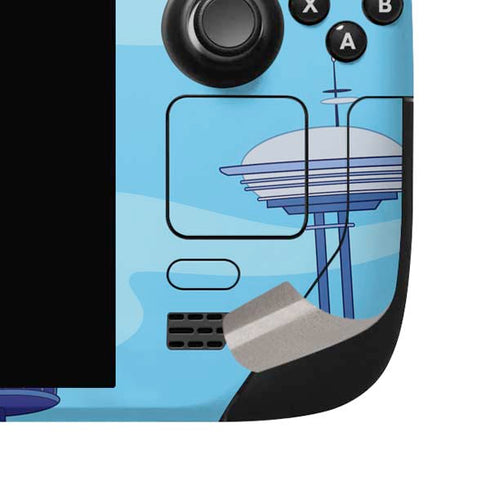 The Jetsons The Jetsons Steam Deck Handheld Gaming Computer OLED Skin
