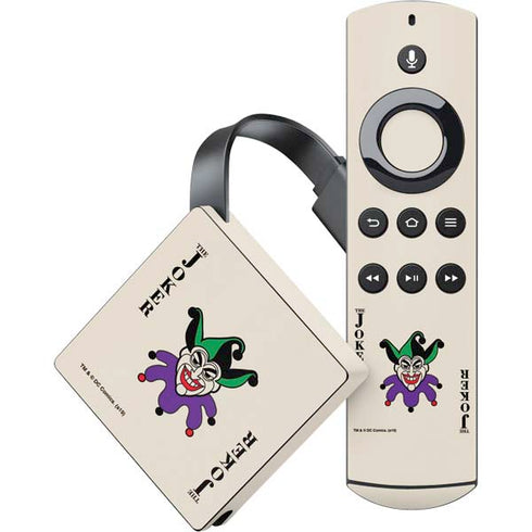 DC Comics The Joker Calling Card Amazon Fire TV Skin