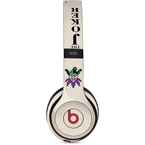 DC Comics The Joker Calling Card Beats Solo 2 Wireless Skin