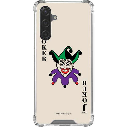 DC Comics The Joker Calling Card Galaxy A17 Clear Case