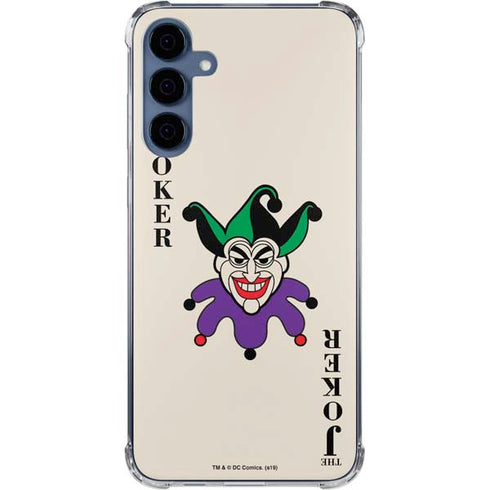 DC Comics The Joker Calling Card Galaxy A55 5G Clear Case