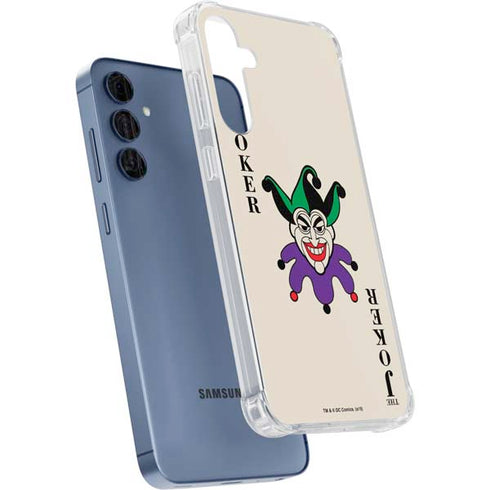 DC Comics The Joker Calling Card Galaxy A55 5G Clear Case