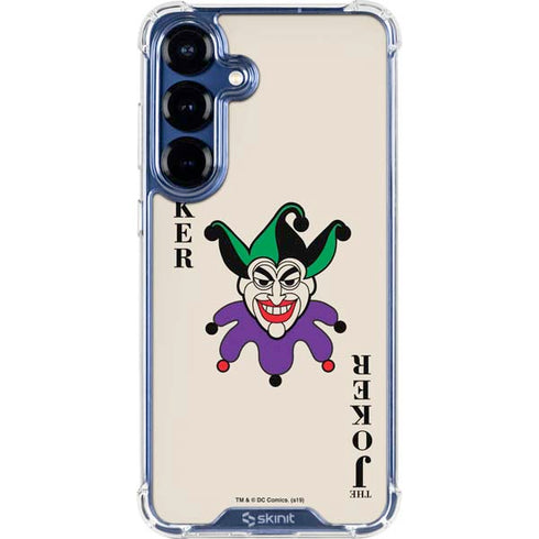 DC Comics The Joker Calling Card Galaxy S25 Plus Clear Case